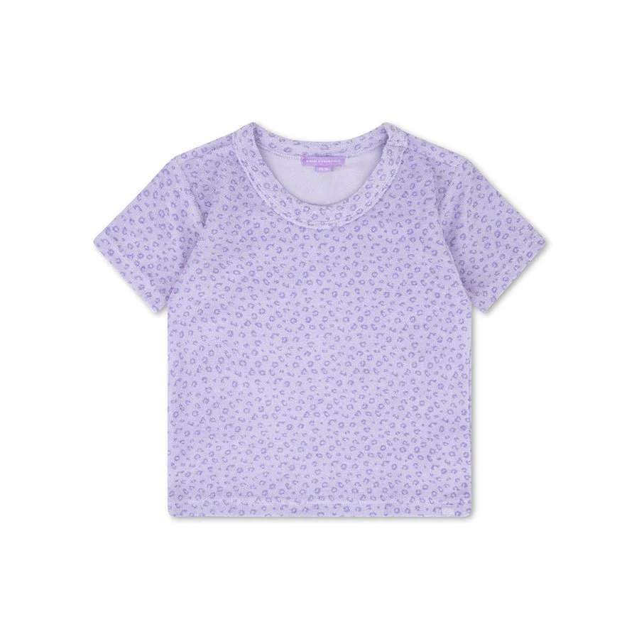 Swim Essentials Kleding Set Terry Cloth Lila Leopard - Image 3