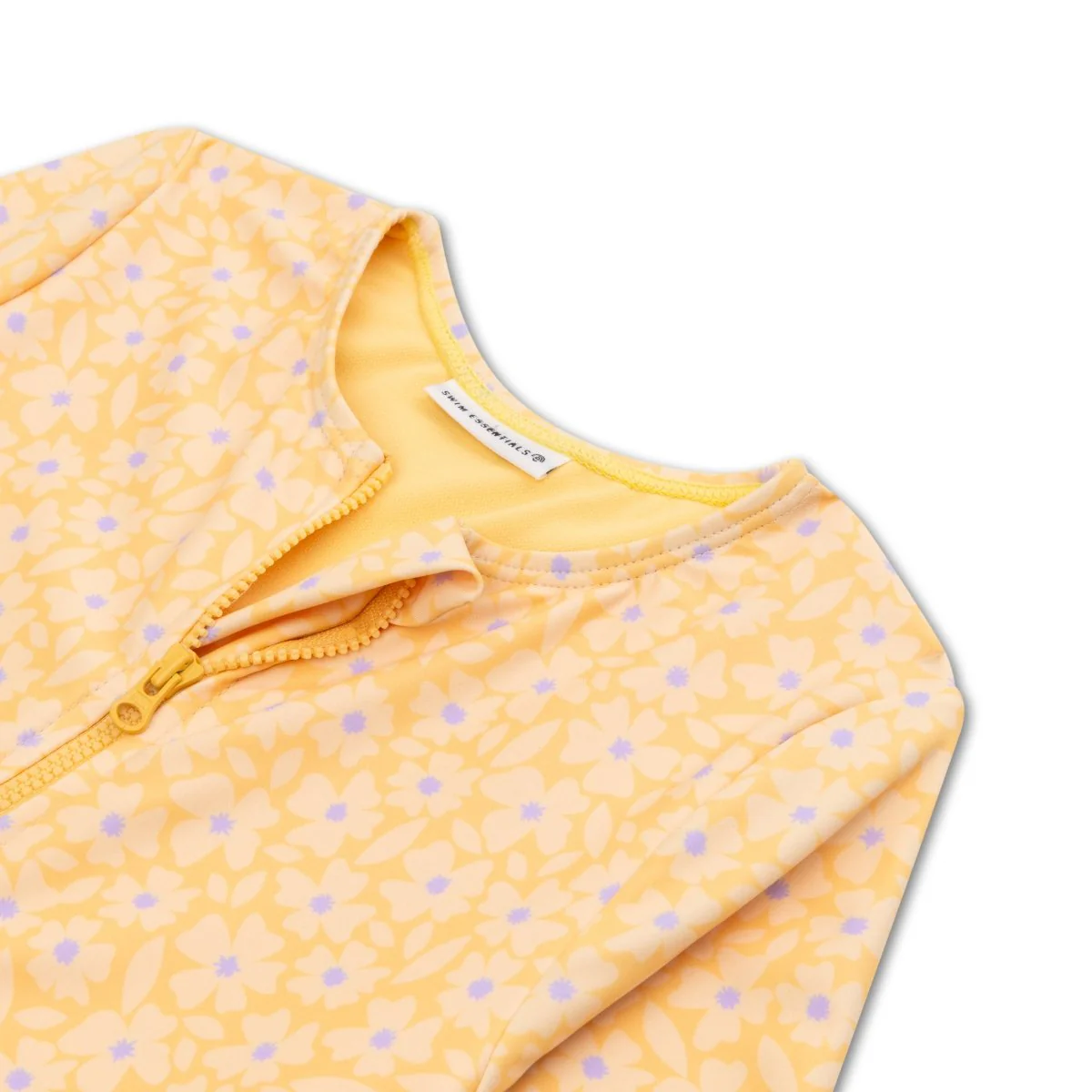 Swim Essentials Uv Zwempak Florish Yellow Rashguard Ruffle - Image 3
