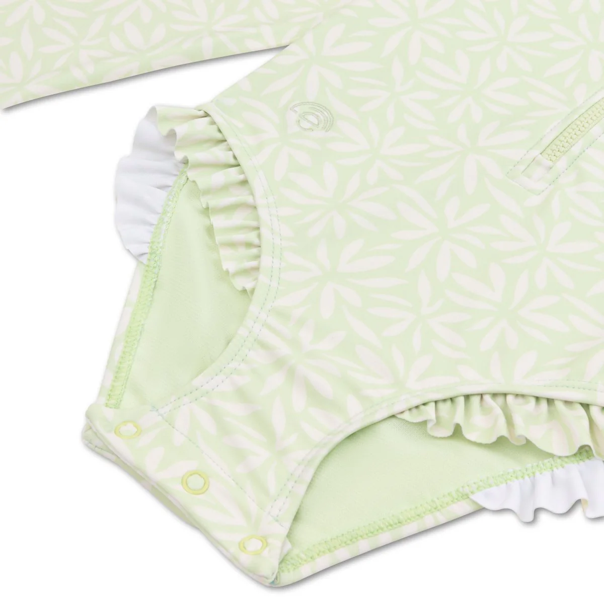 Swim Essentials Uv Zwempak Matcha Green Rashguard Ruffle - Image 3