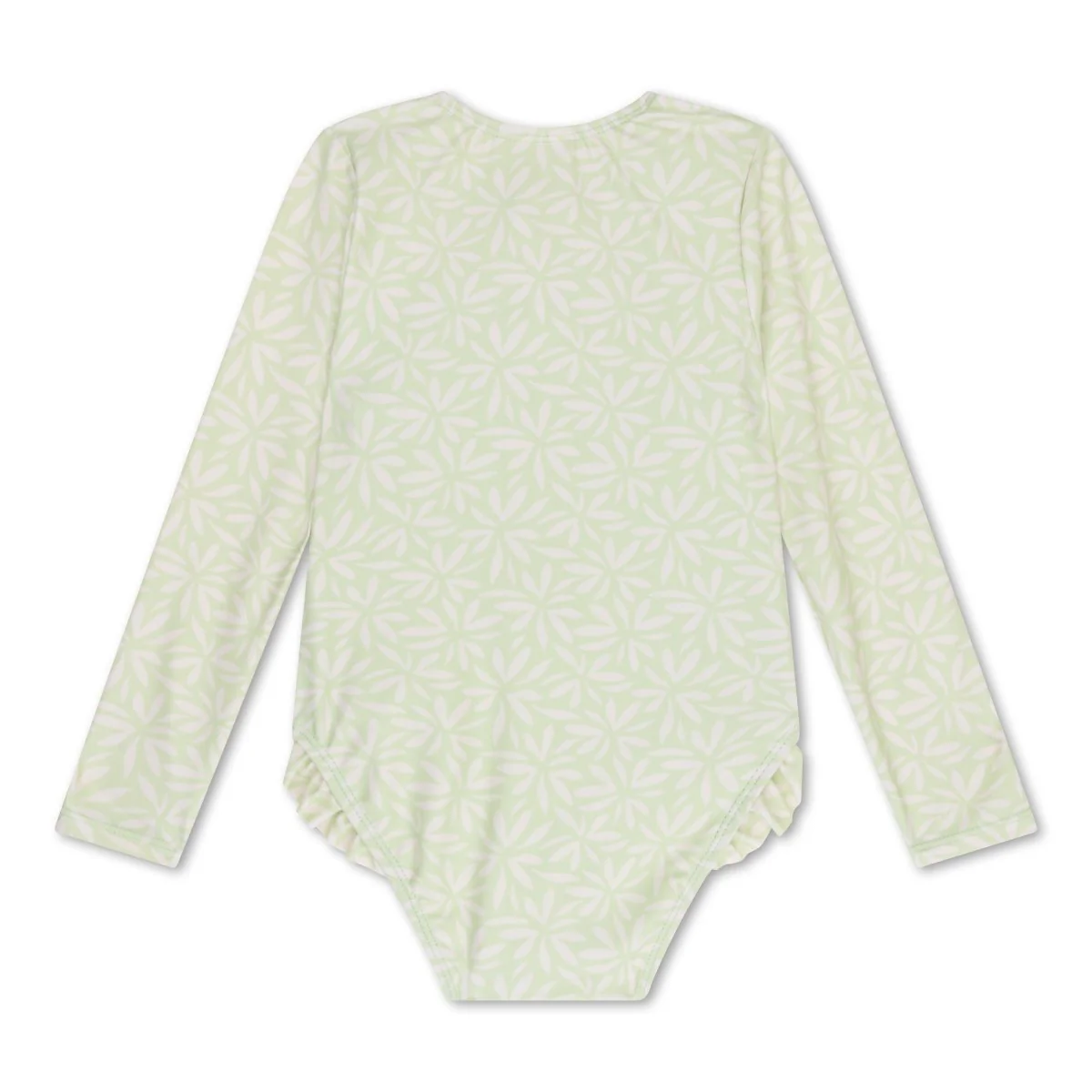 Swim Essentials Uv Zwempak Matcha Green Rashguard Ruffle - Image 4