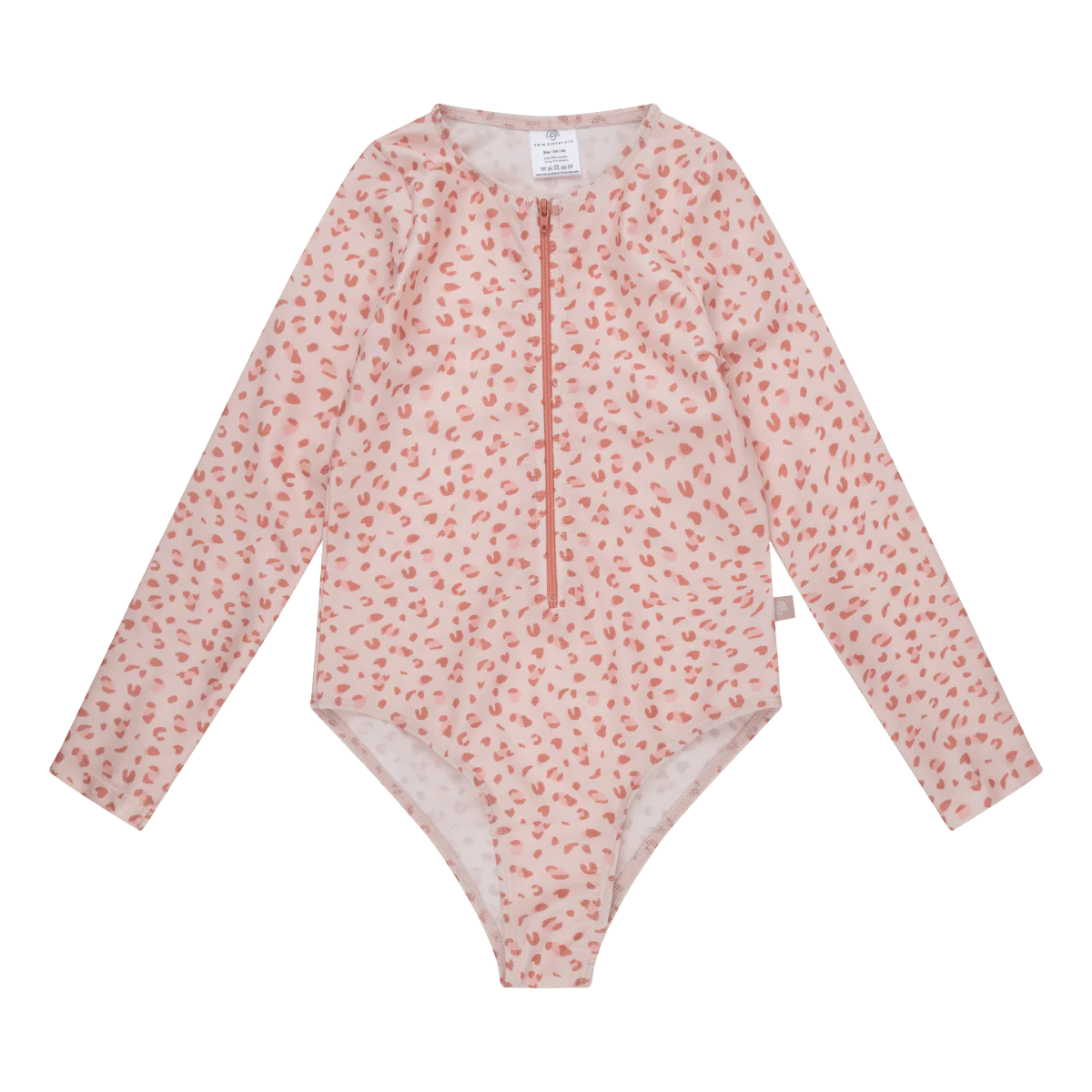 Swim Essentials Uv Zwempak Panterprint Old Pink
