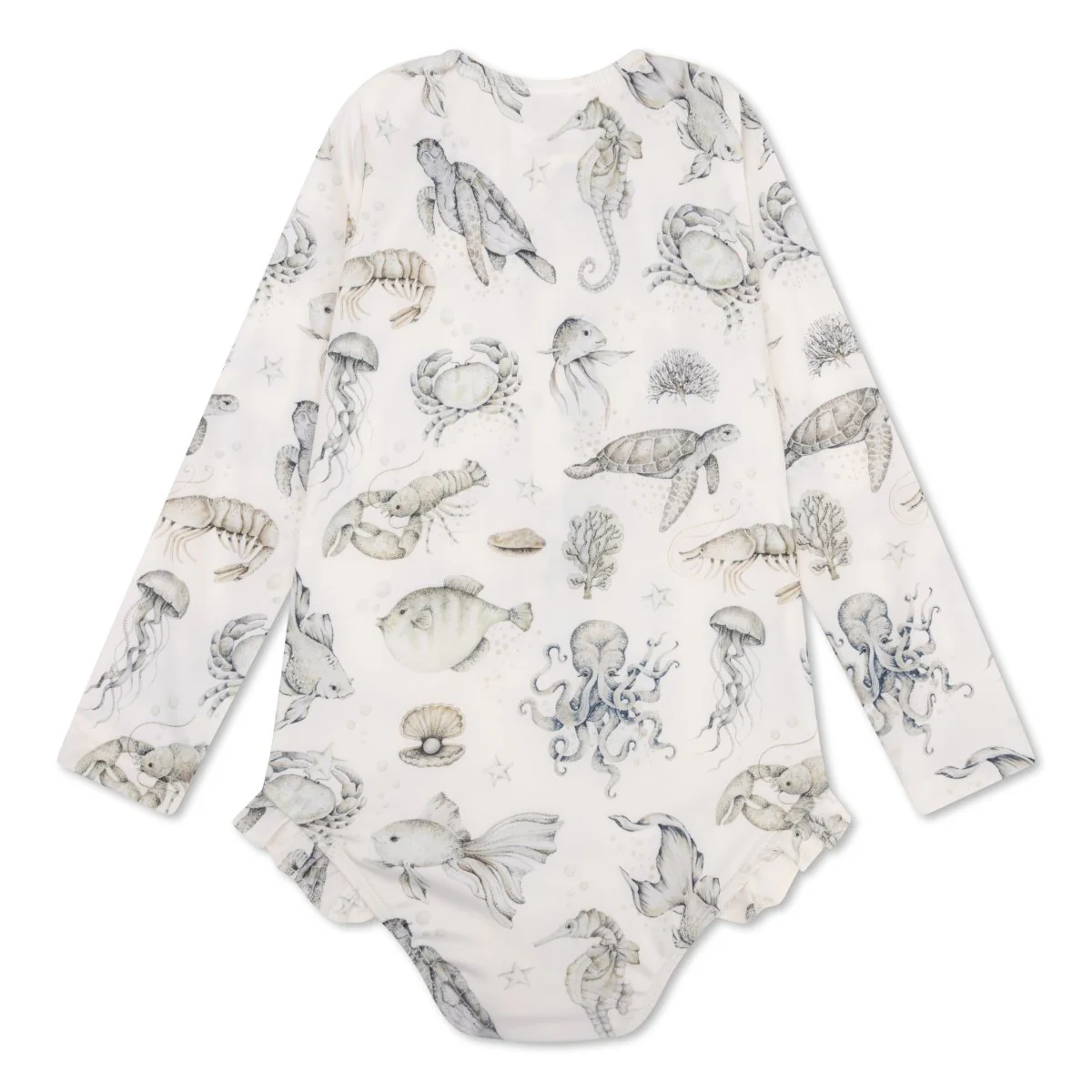 Swim Essentials Uv Zwempak Sea Life Rashguard Ruffle - Image 2