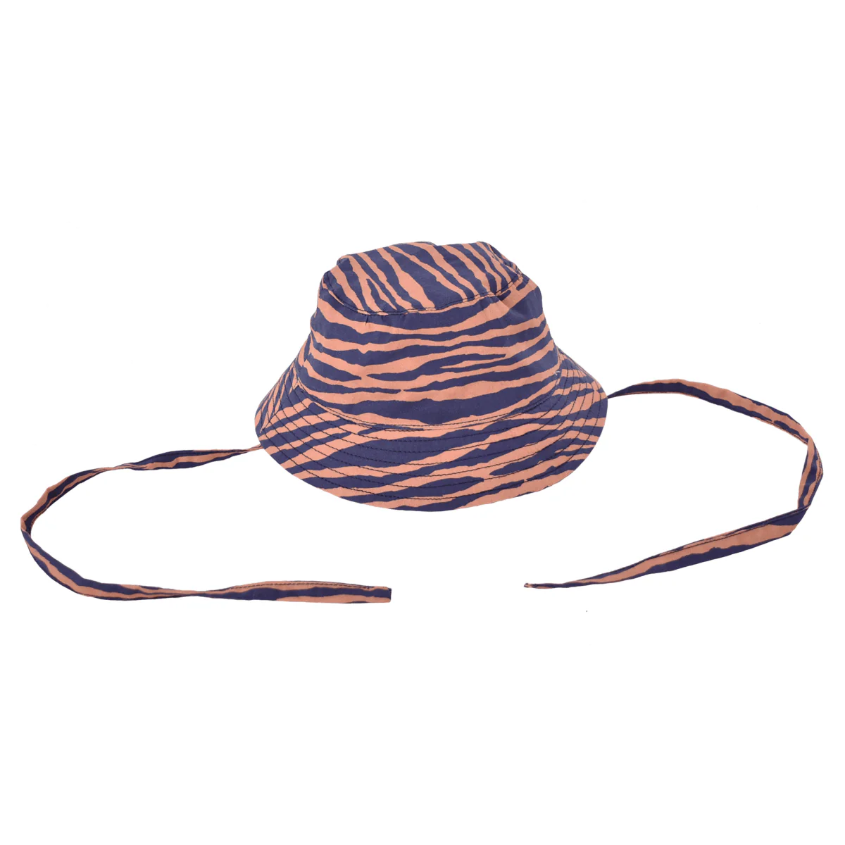 Swim Essentials Zonnehoedje Baby Zebrastrepen Blauw - Image 3