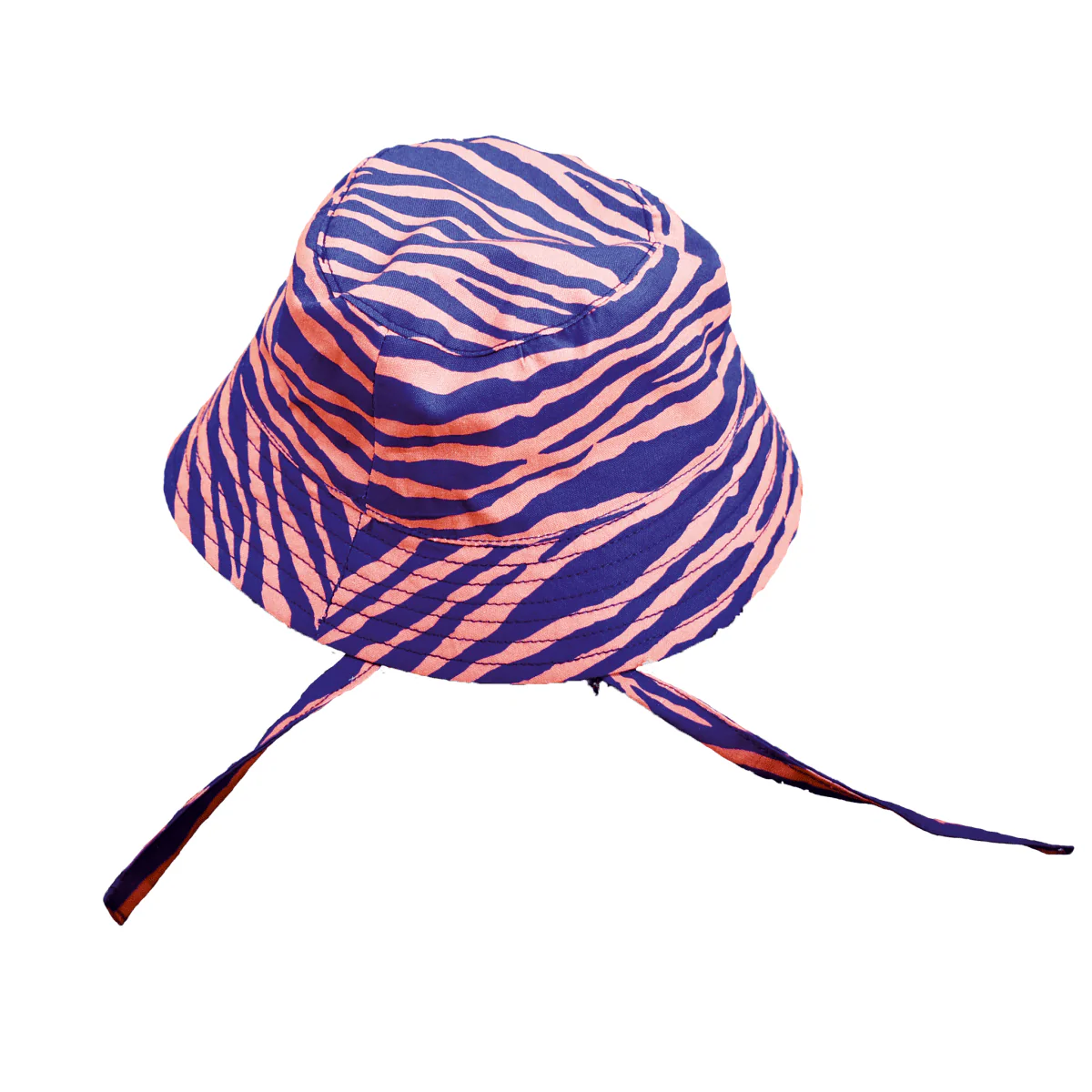 Swim Essentials Zonnehoedje Baby Zebrastrepen Blauw - Image 4