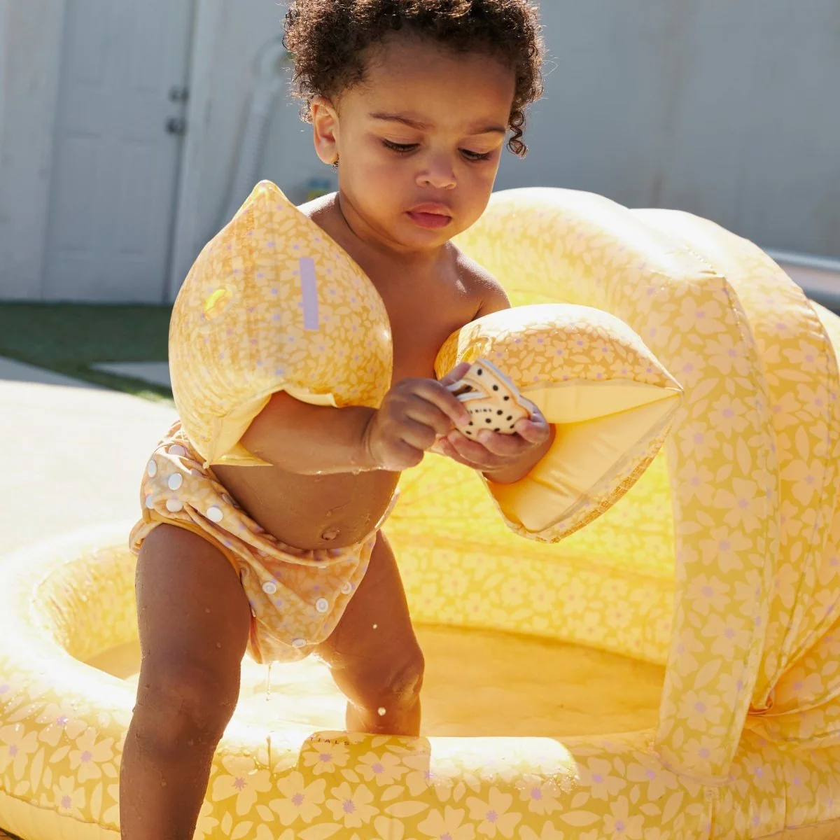 Swim Essentials Zwemarmbanden – Florish Yellow - Image 3