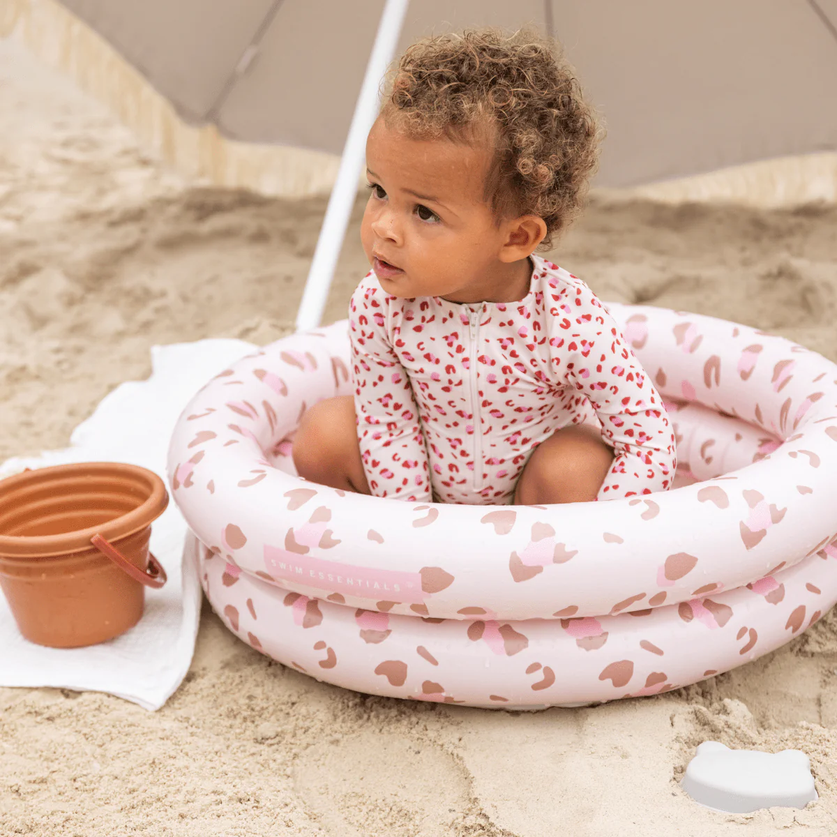 Swim Essentials Zwembad Baby Luipaard Roze Pool 60cm - Image 3