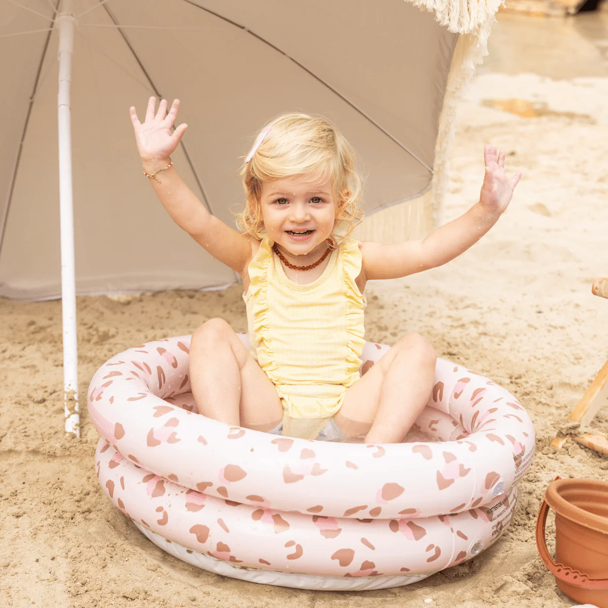 Swim Essentials Zwembad Baby Luipaard Roze Pool 60cm - Image 6