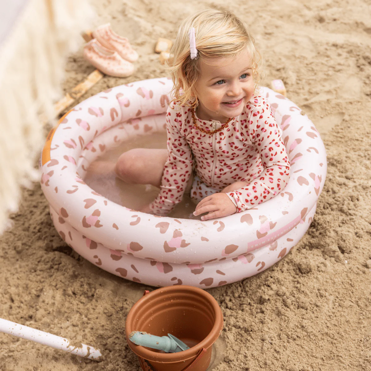 Swim Essentials Zwembad Baby Luipaard Roze Pool 60cm - Image 8