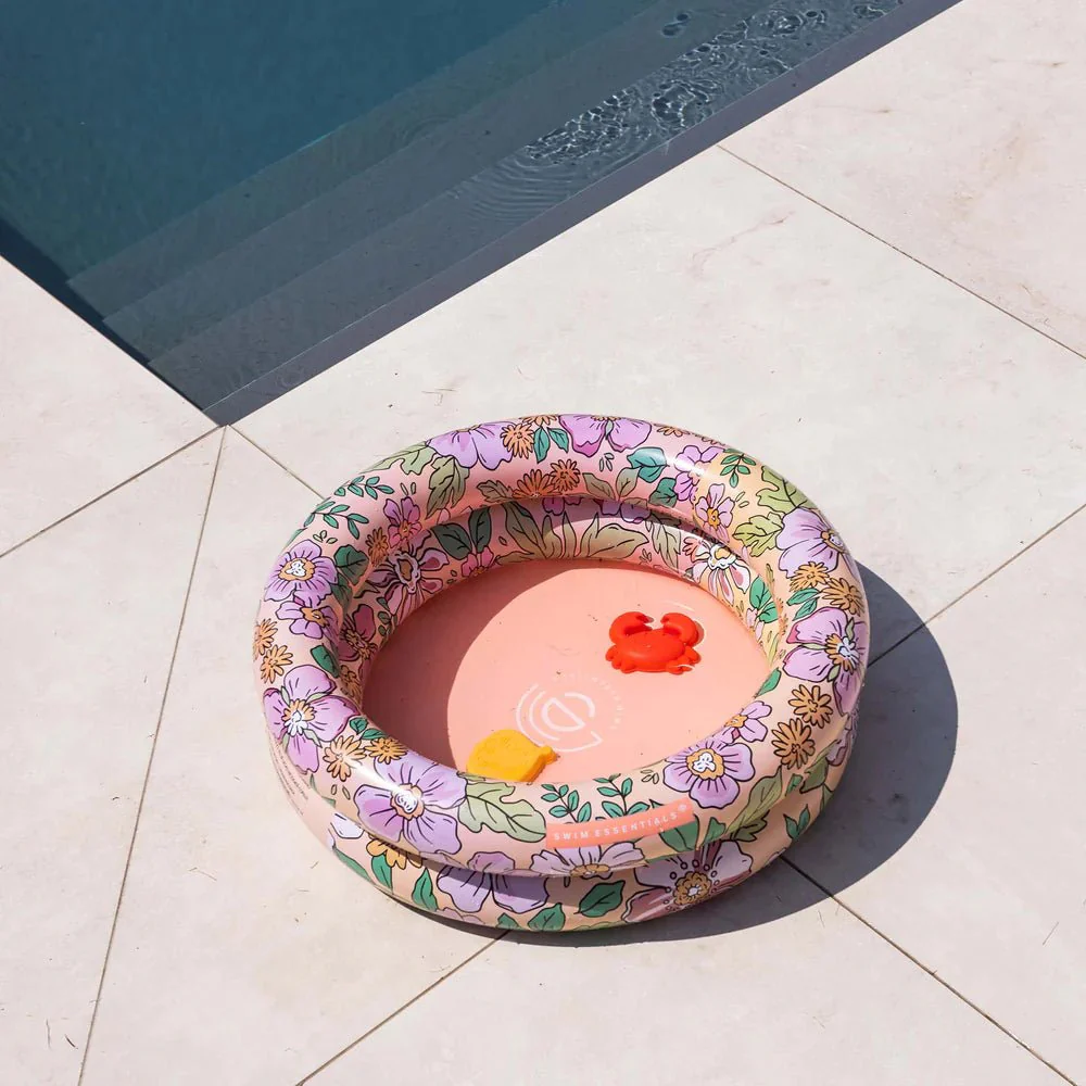 Swim Essentials Zwembad Baby Pink Blossom Print 2 Rings 60Cm - Image 3