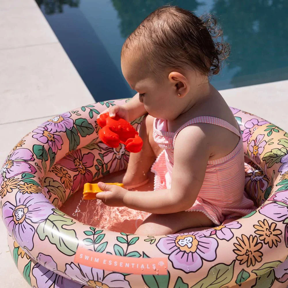Swim Essentials Zwembad Baby Pink Blossom Print 2 Rings 60Cm - Image 5