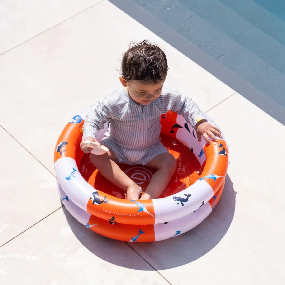 Swim Essentials Zwembad Kind Walvis Rood Wit 60Cm - Image 10