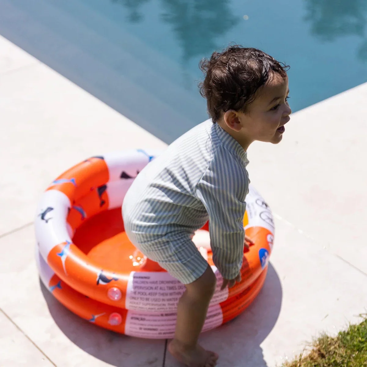 Swim Essentials Zwembad Kind Walvis Rood Wit 60Cm - Image 11