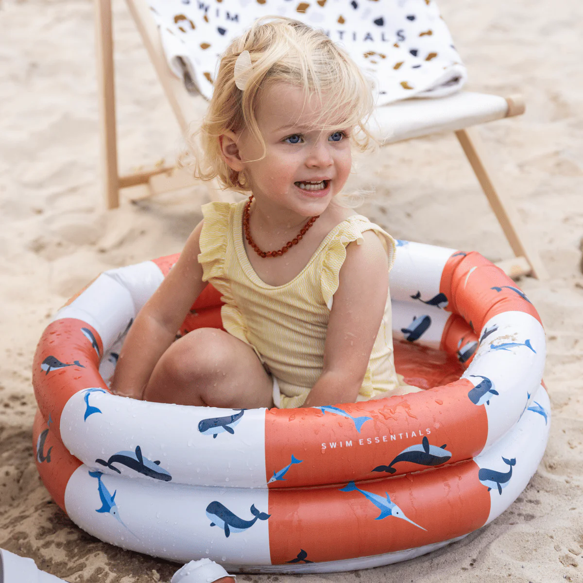 Swim Essentials Zwembad Kind Walvis Rood Wit 60Cm - Image 4
