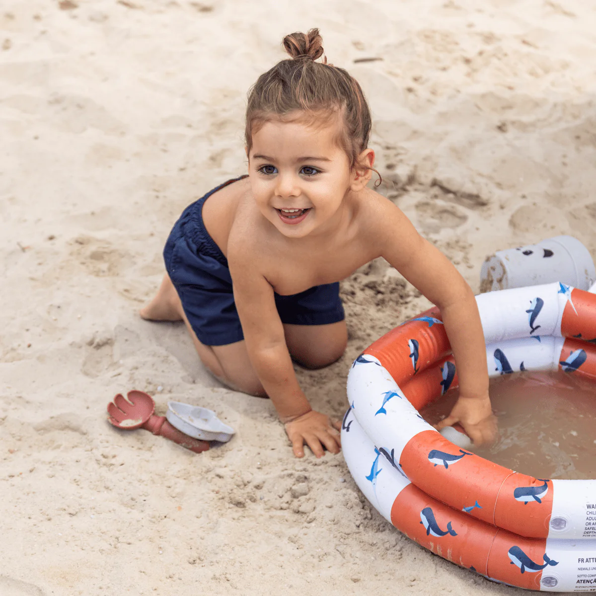Swim Essentials Zwembad Kind Walvis Rood Wit 60Cm - Image 6