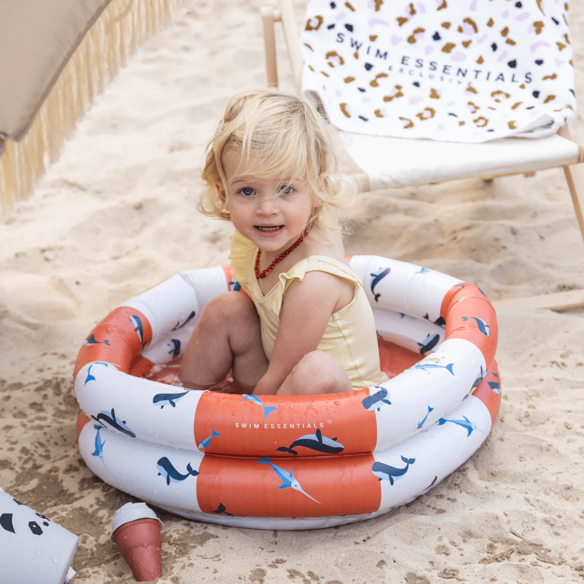 Swim Essentials Zwembad Kind Walvis Rood Wit 60Cm - Image 9