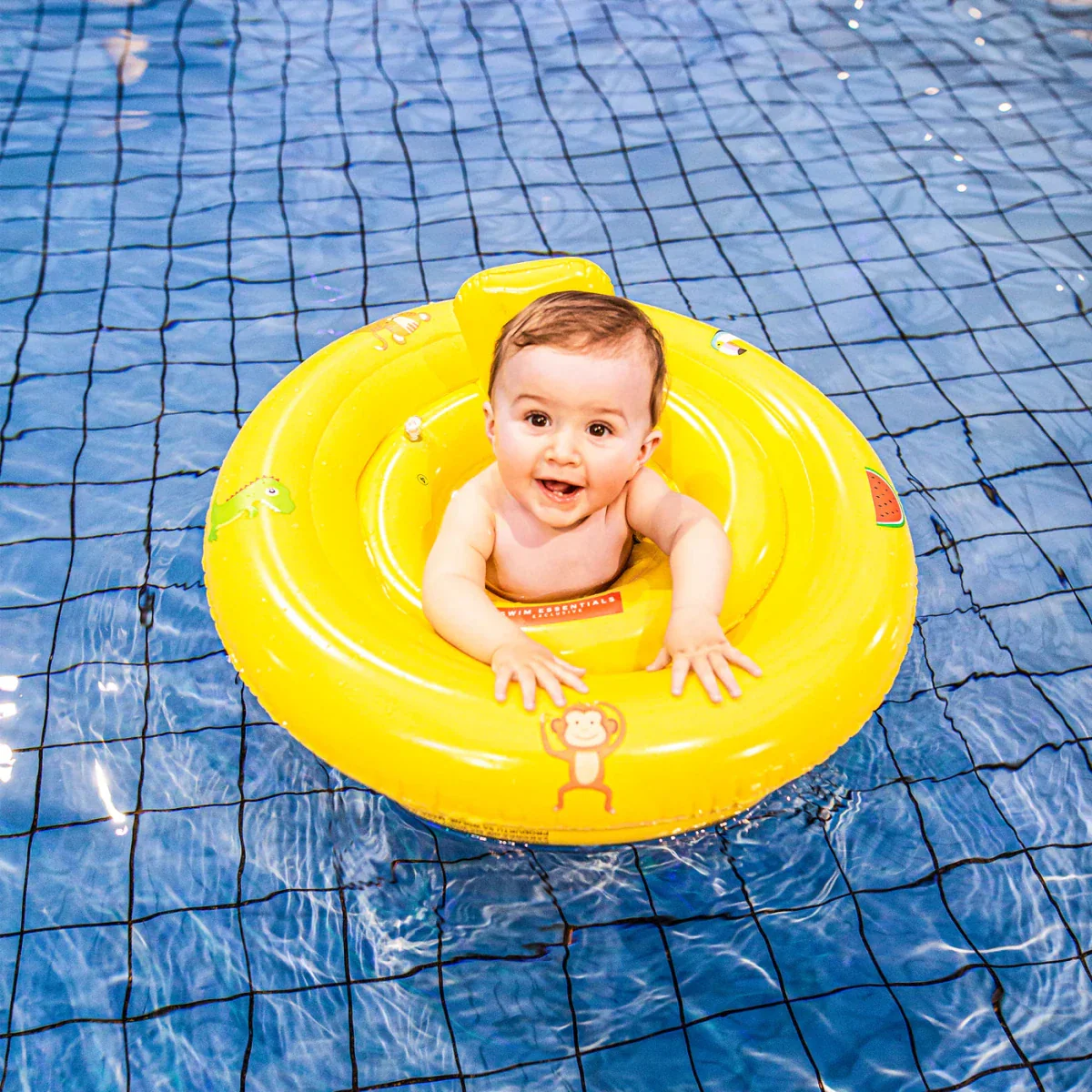 Swim Essentials Zwemband Baby Safari Geel 69Cm - Image 4
