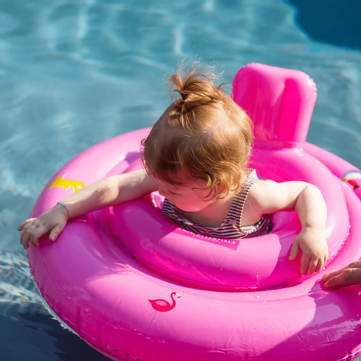 Swim Essentials Zwemband Baby Safari Roze 69cm - Image 7