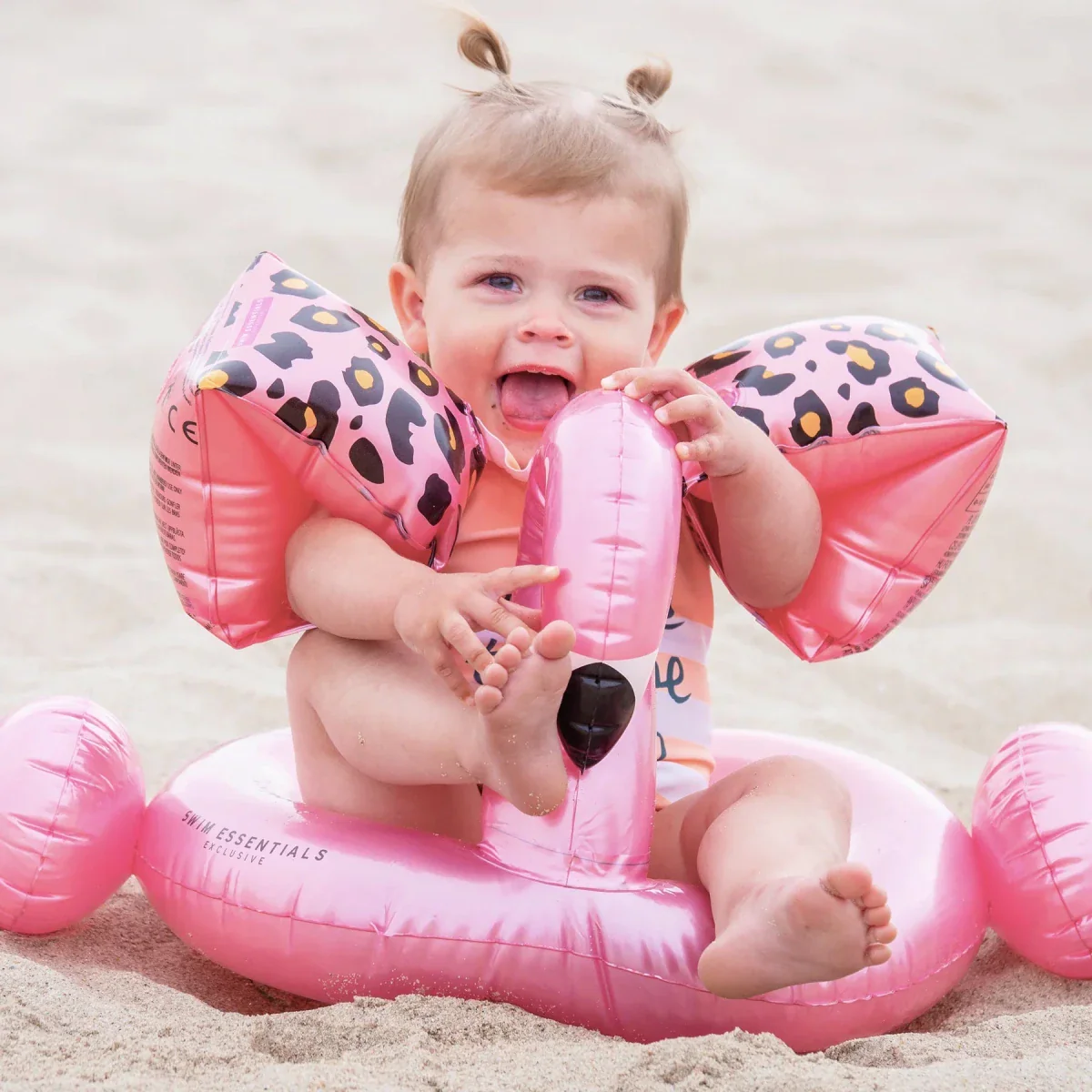 Swim Essentials Zwemband Kind Flamingo Rose Goud 43Cm - Image 3