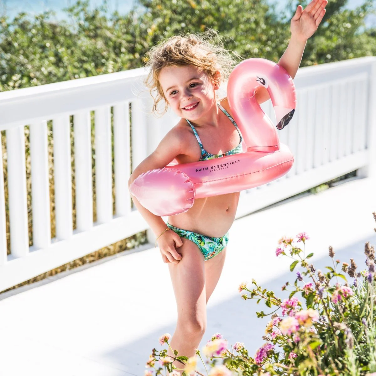 Swim Essentials Zwemband Kind Flamingo Rose Goud 43Cm - Image 4