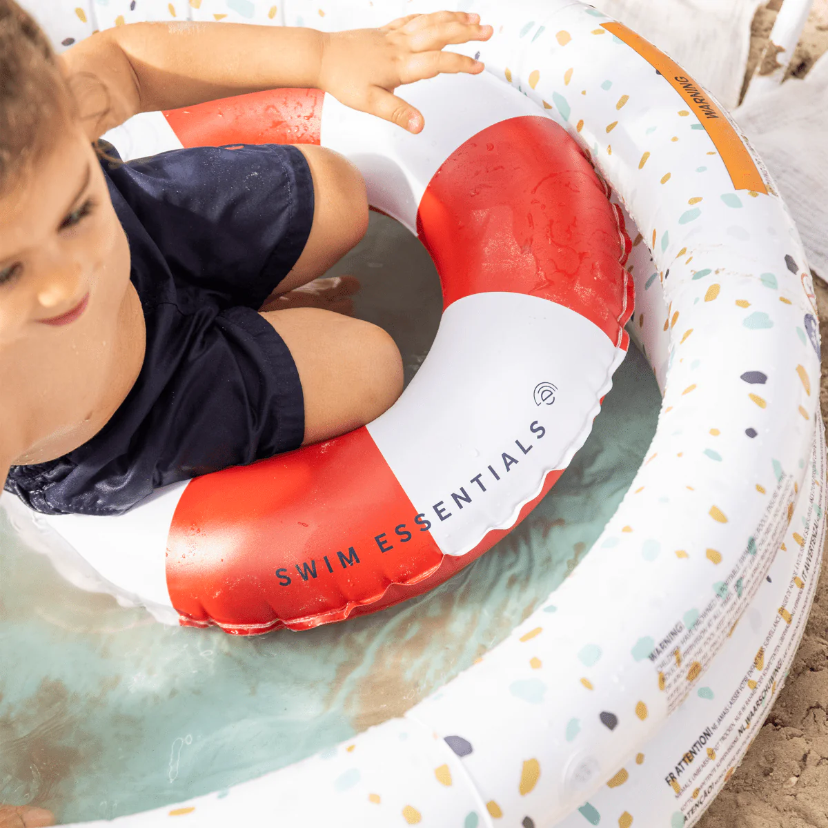 Swim Essentials Zwemband Kind Lifeguard Rood Wit 55Cm - Image 7