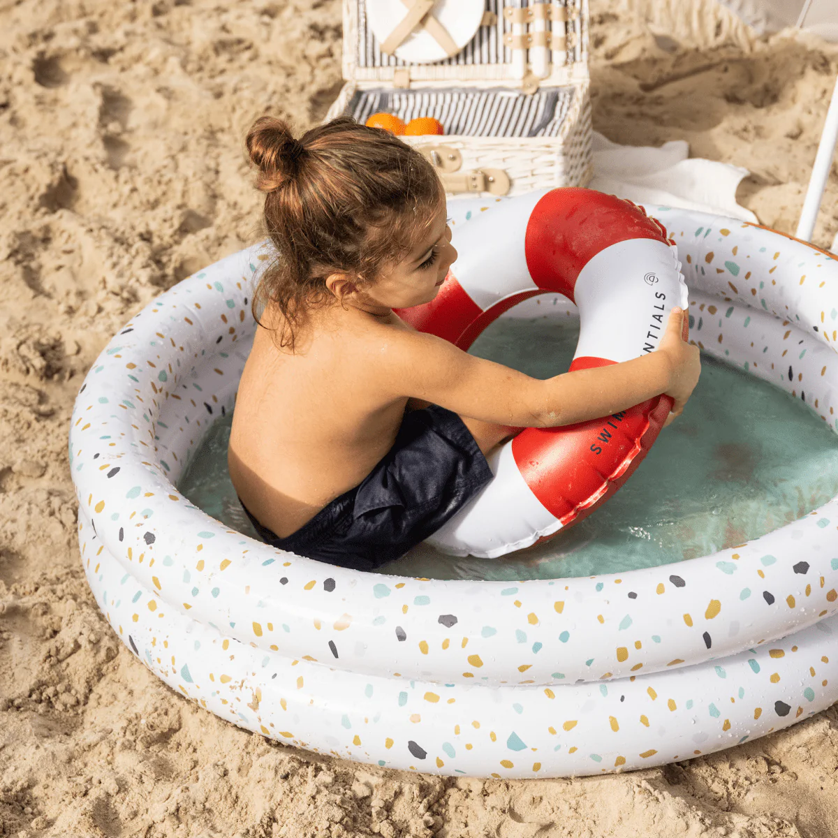 Swim Essentials Zwemband Kind Lifeguard Rood Wit 55Cm - Image 8