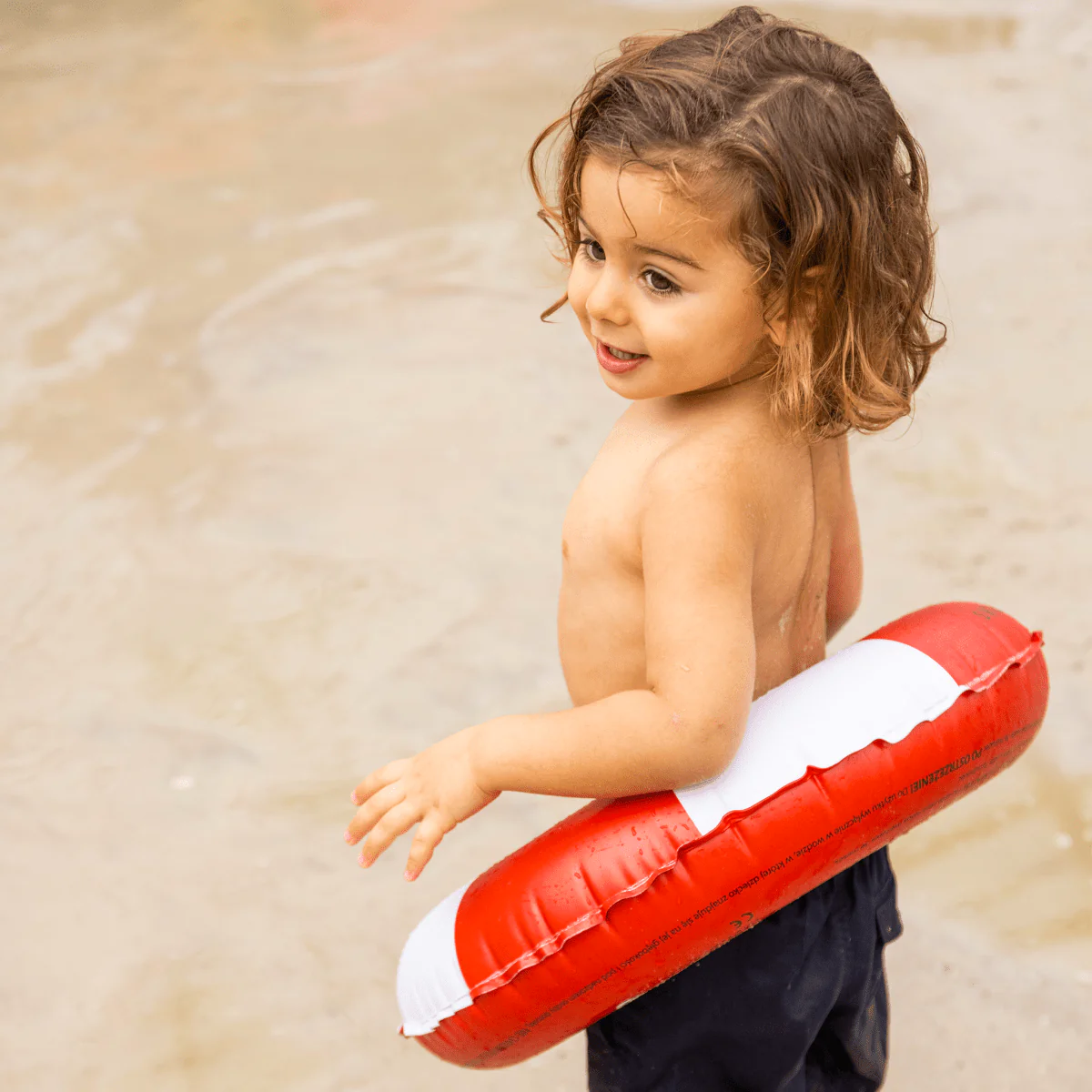 Swim Essentials Zwemband Kind Lifeguard Rood Wit 55Cm - Image 9