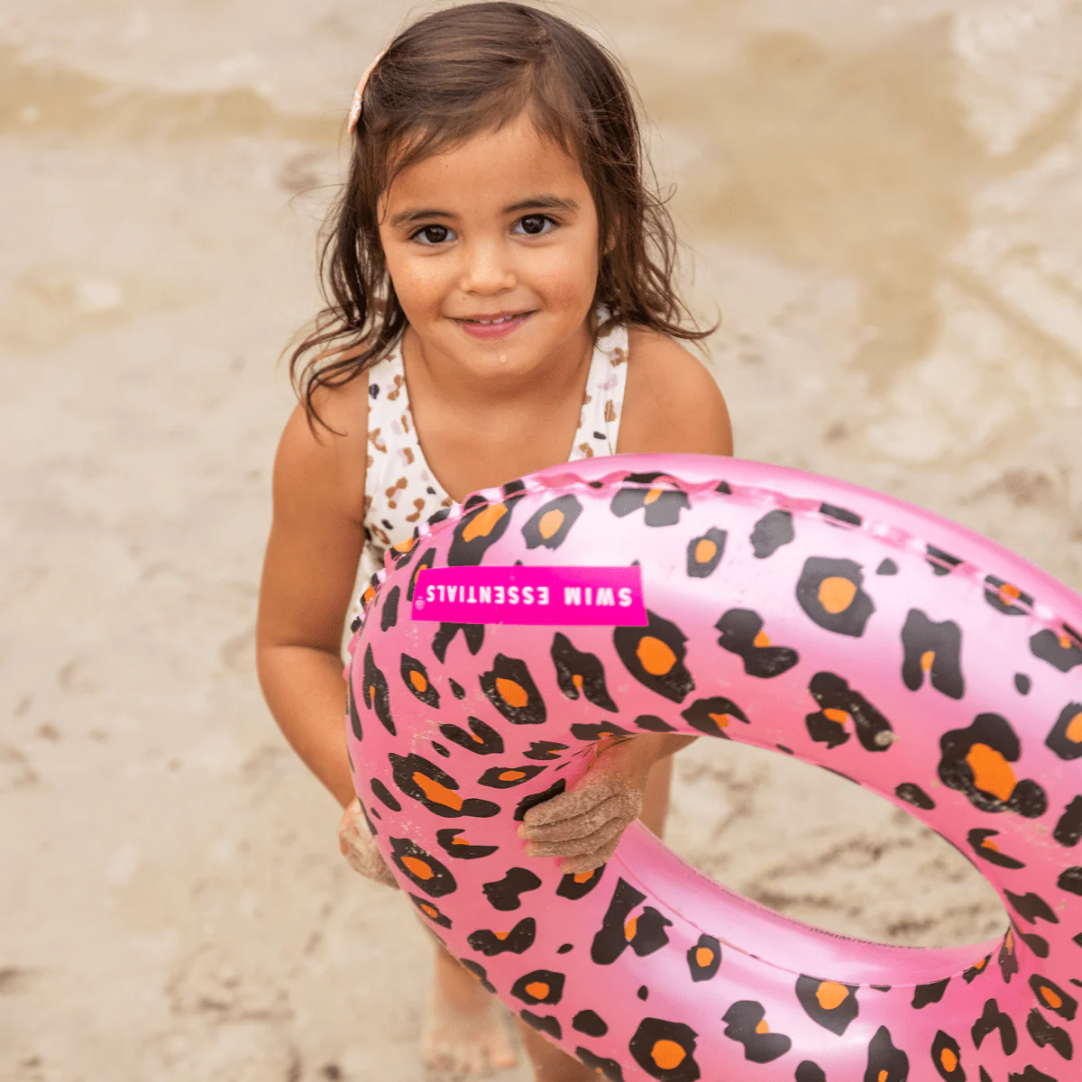 Swim Essentials Zwemband Kind Luipaard Print Roze 55Cm - Image 5