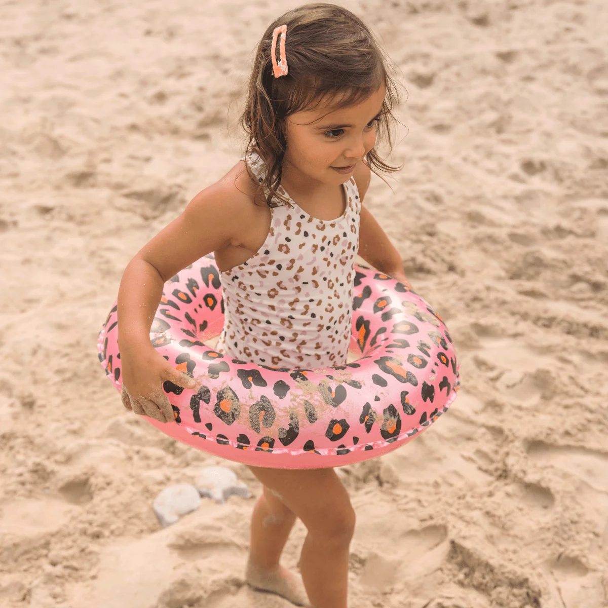 Swim Essentials Zwemband Kind Luipaard Print Roze 55Cm - Image 6