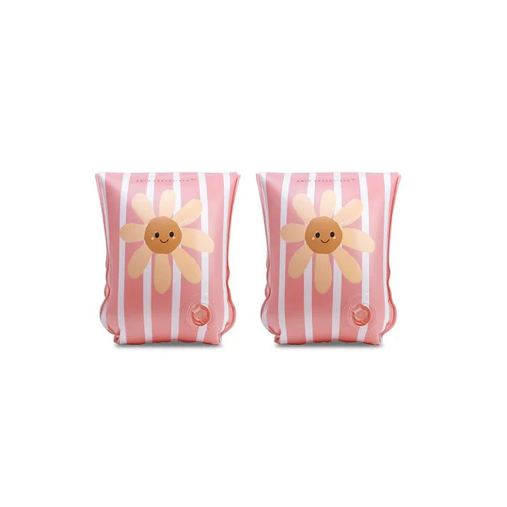 Swim Essentials Zwembandjes – Daisy Flower Red and White