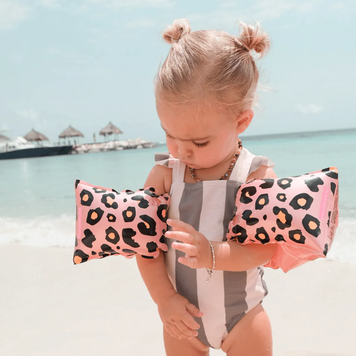 Swim Essentials Zwembandjes Panterprint 0-2 Jaar Roze - Image 7