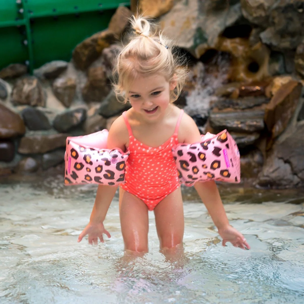 Swim Essentials Zwembandjes Panterprint 2-6 Jaar Roze - Image 3