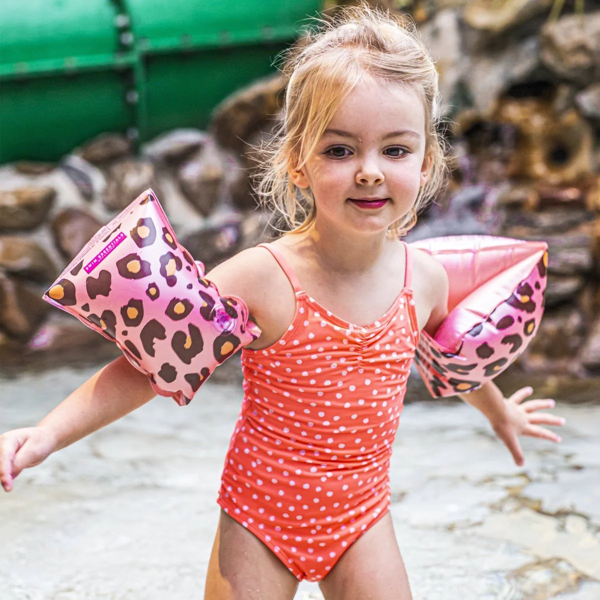 Swim Essentials Zwembandjes Panterprint 2-6 Jaar Roze - Image 4