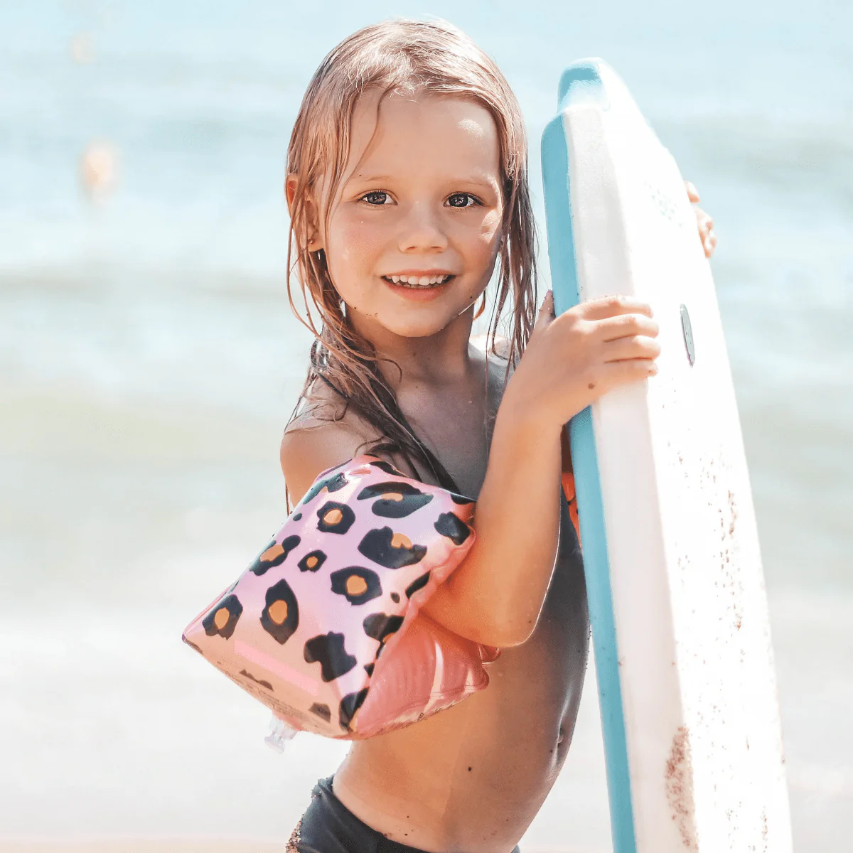 Swim Essentials Zwembandjes Panterprint 2-6 Jaar Roze - Image 5
