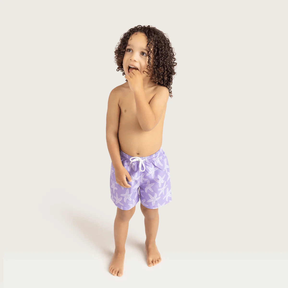 Swim Essentials Zwembroek Kind Lila Sea Stars Shorts - Image 4