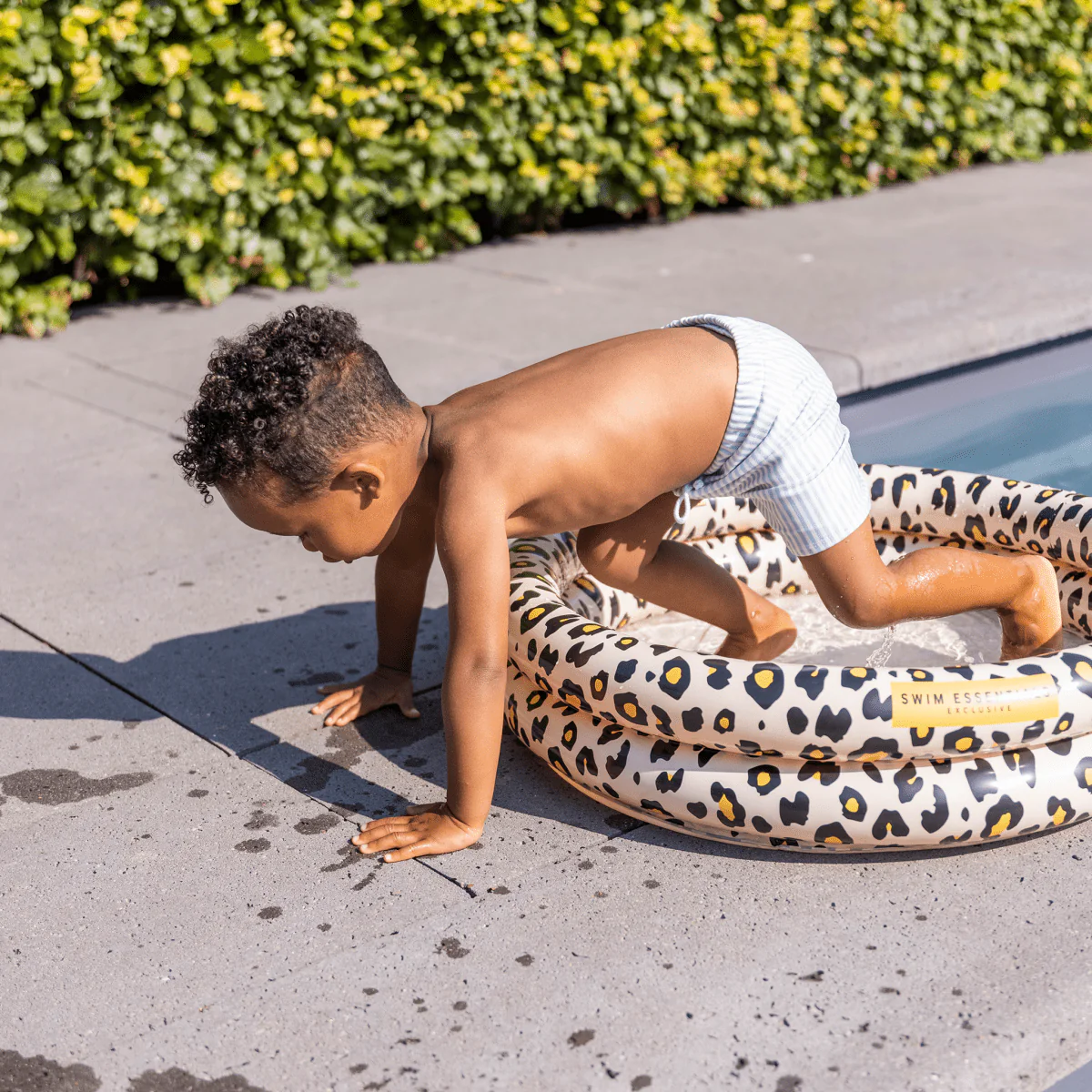 Swim Essentials Zwembroek Kind Strepen Lichtblauw - Image 4