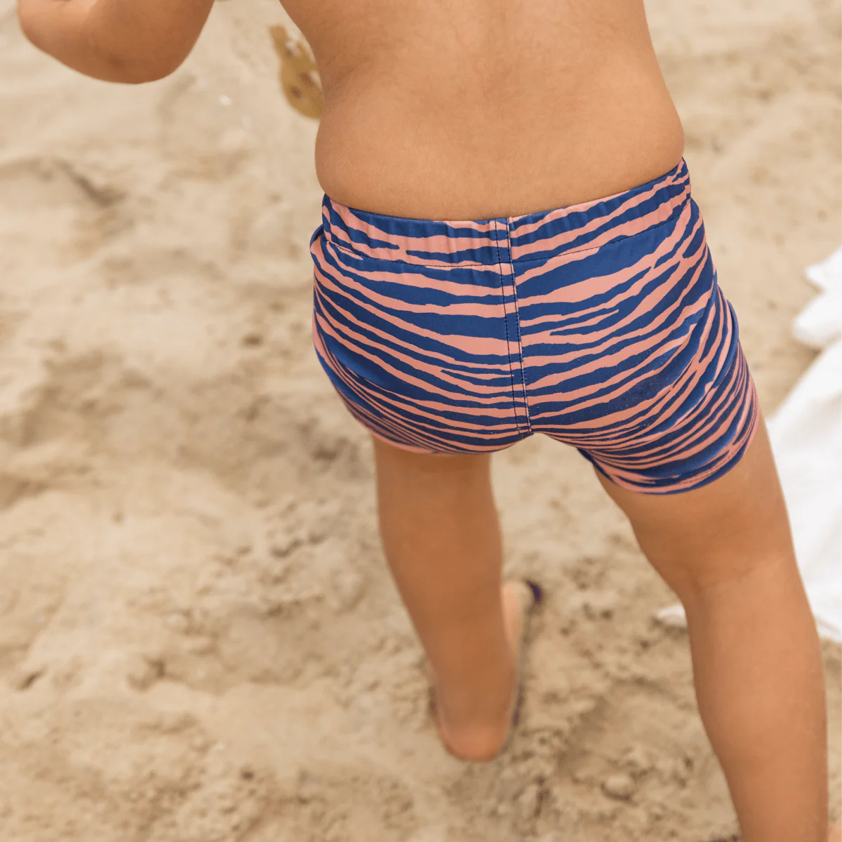 Swim Essentials Zwembroek Kind Zebra Blauw/Oranje - Image 5