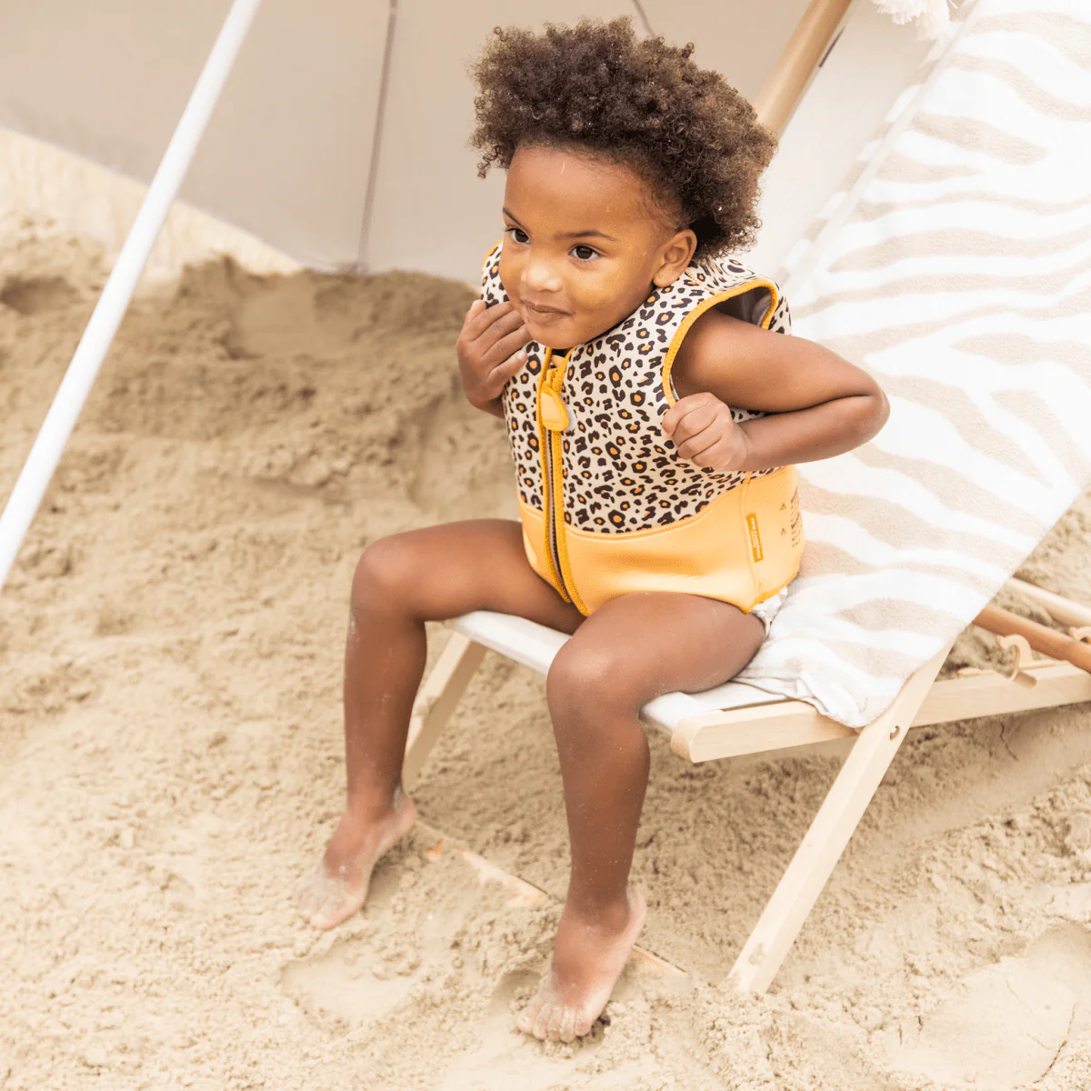Swim Essentials Zwemvest Kind Luipaard Print 3-6 Jaar - Image 3