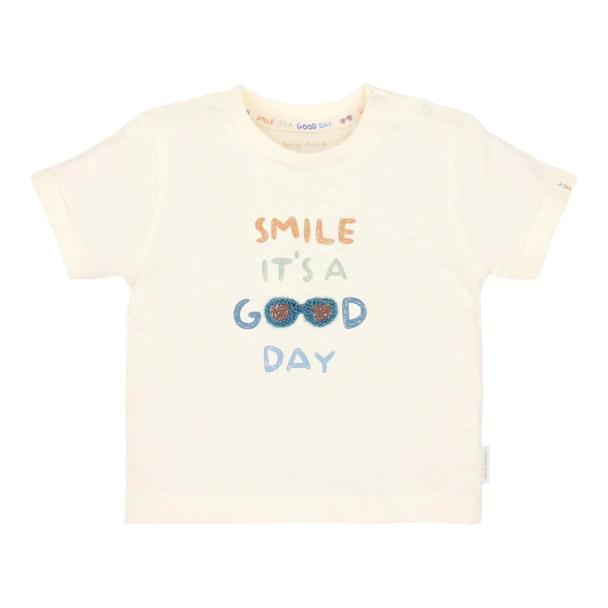 T-shirt korte mouw Creme