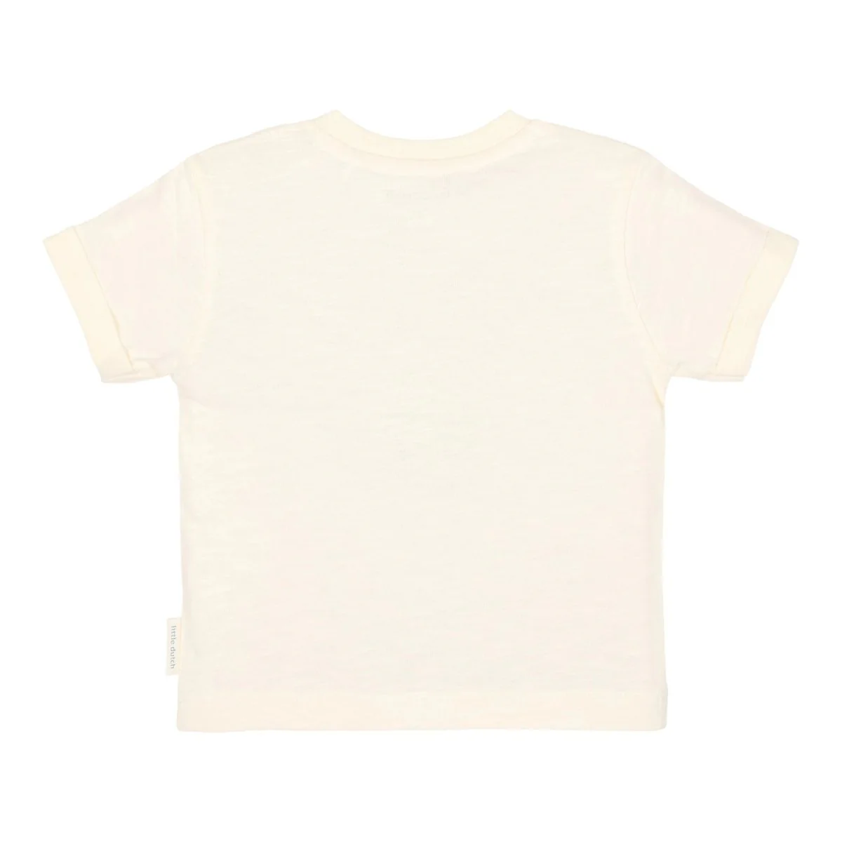 T-shirt korte mouw Creme - Image 2