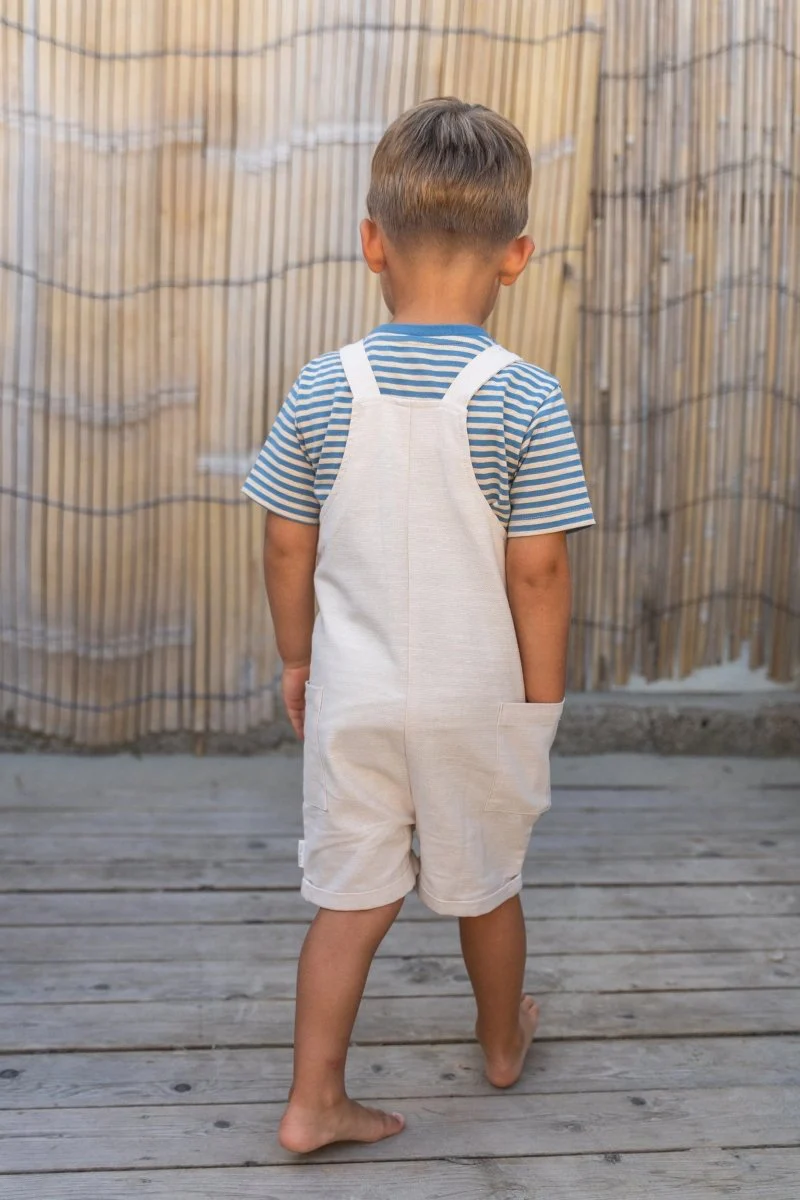 T-shirt korte mouw Indigo Sand Stripe - Image 10
