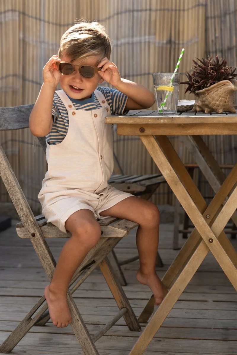 T-shirt korte mouw Indigo Sand Stripe - Image 7