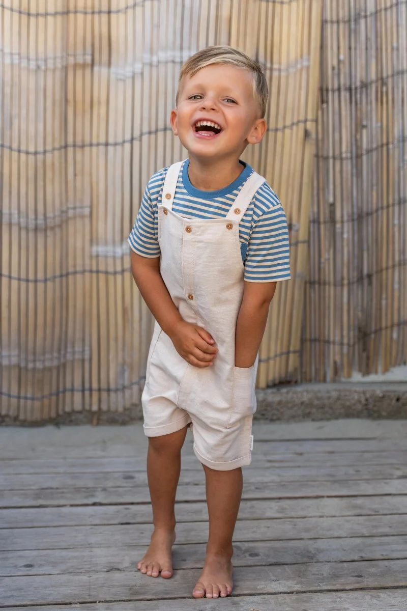T-shirt korte mouw Indigo Sand Stripe - Image 8