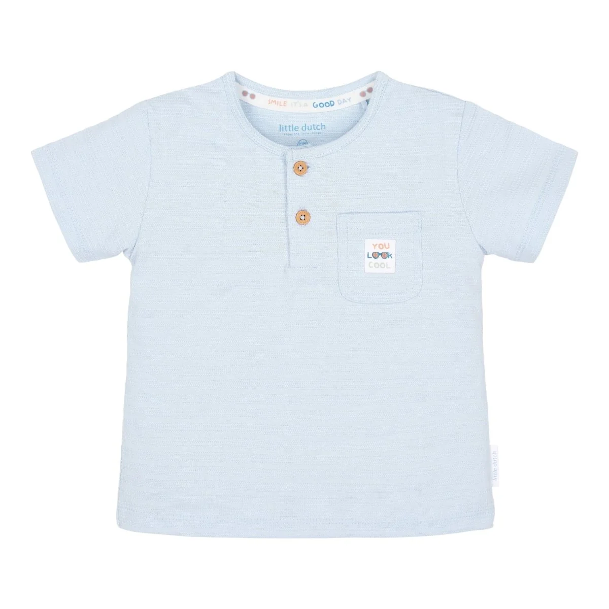 T-shirt korte mouw Light Blue