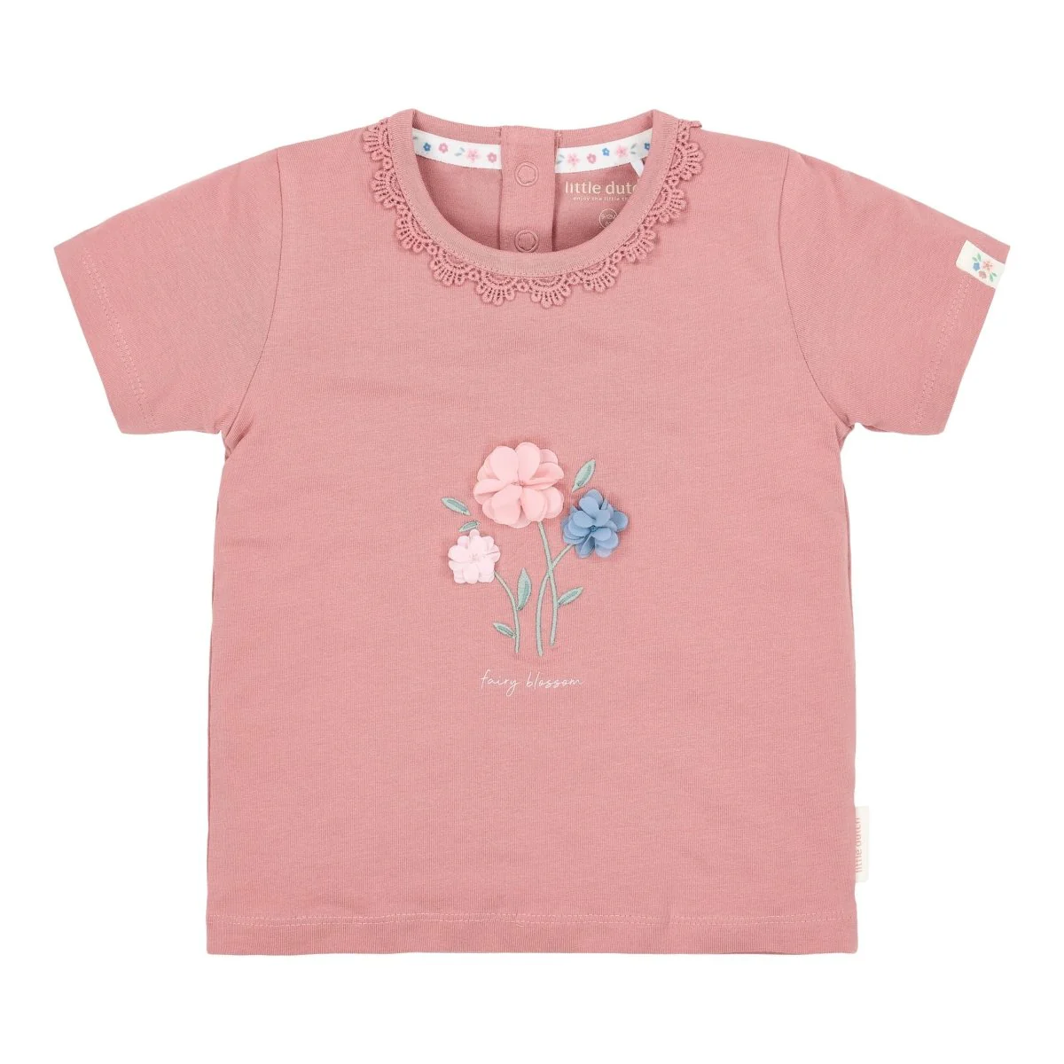 T-shirt korte mouw Pink Blush