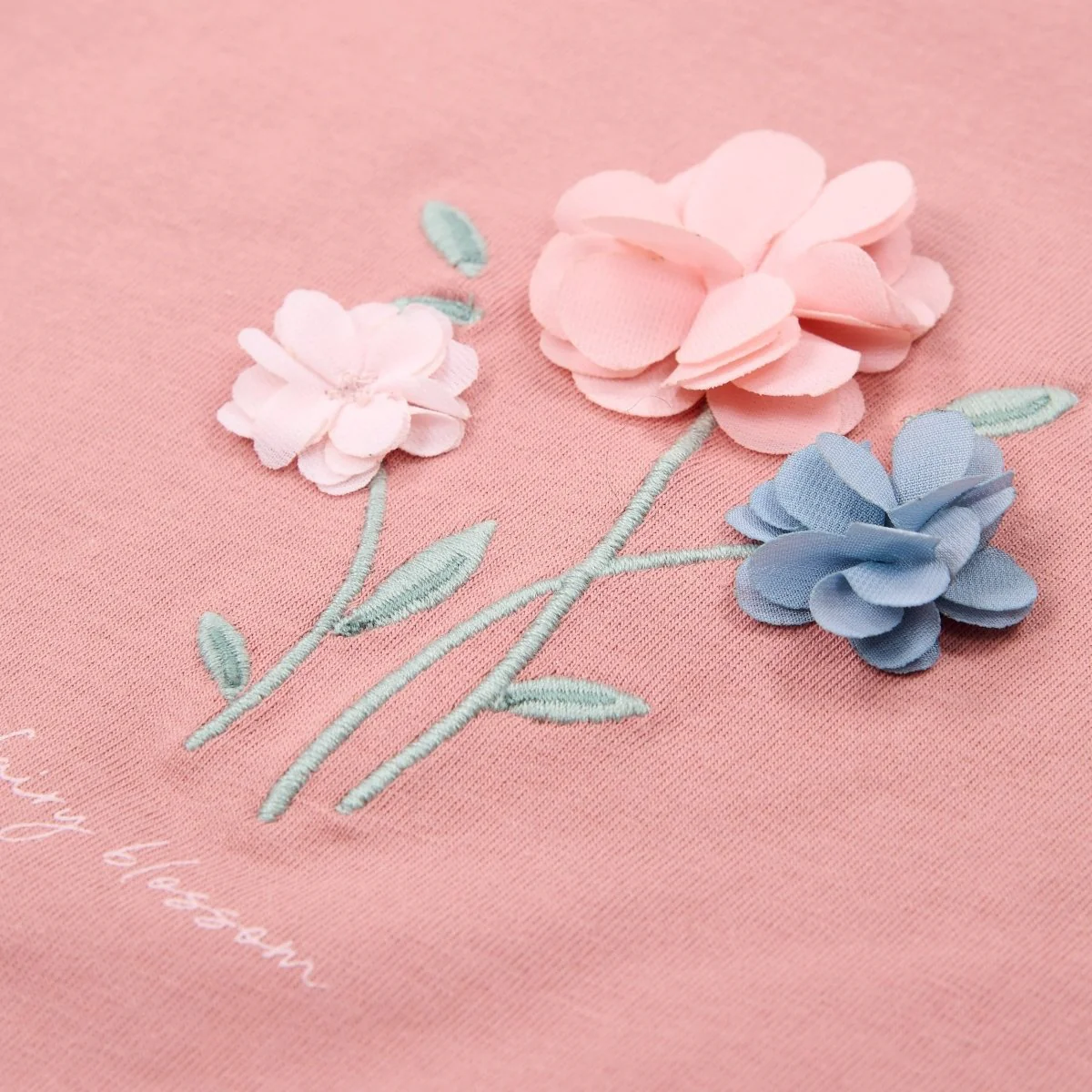 T-shirt korte mouw Pink Blush - Image 3