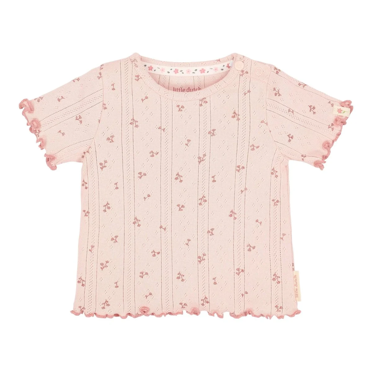 T-shirt korte mouw roze Fairy Flowers