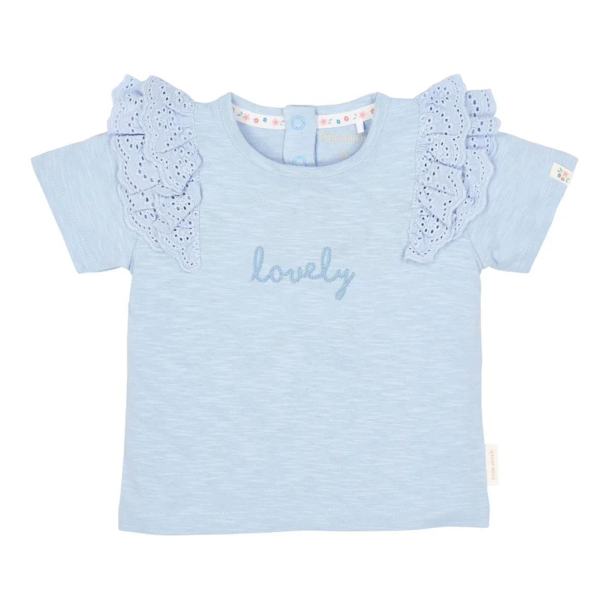 T-shirt korte mouw Sky Blue