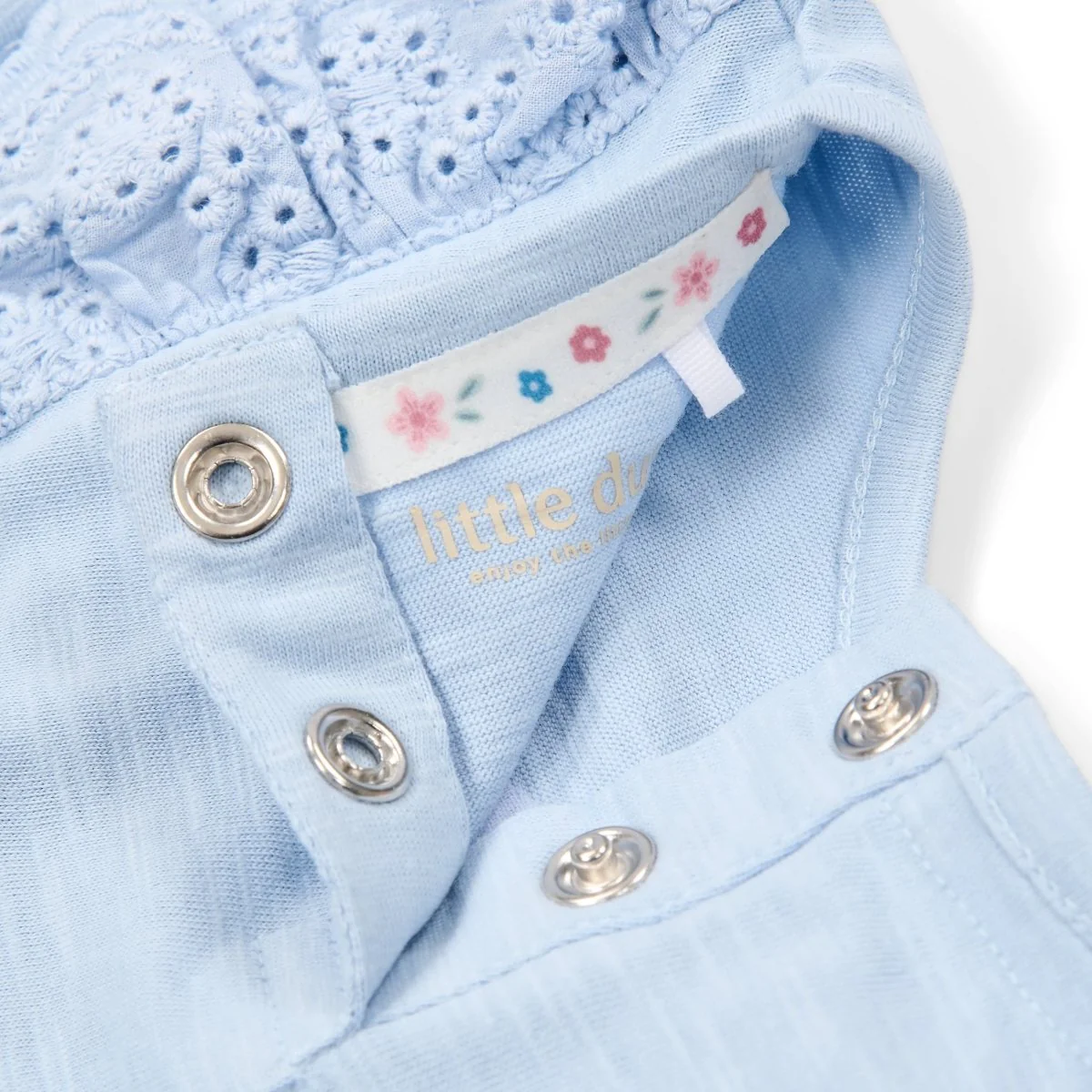 T-shirt korte mouw Sky Blue - Image 5
