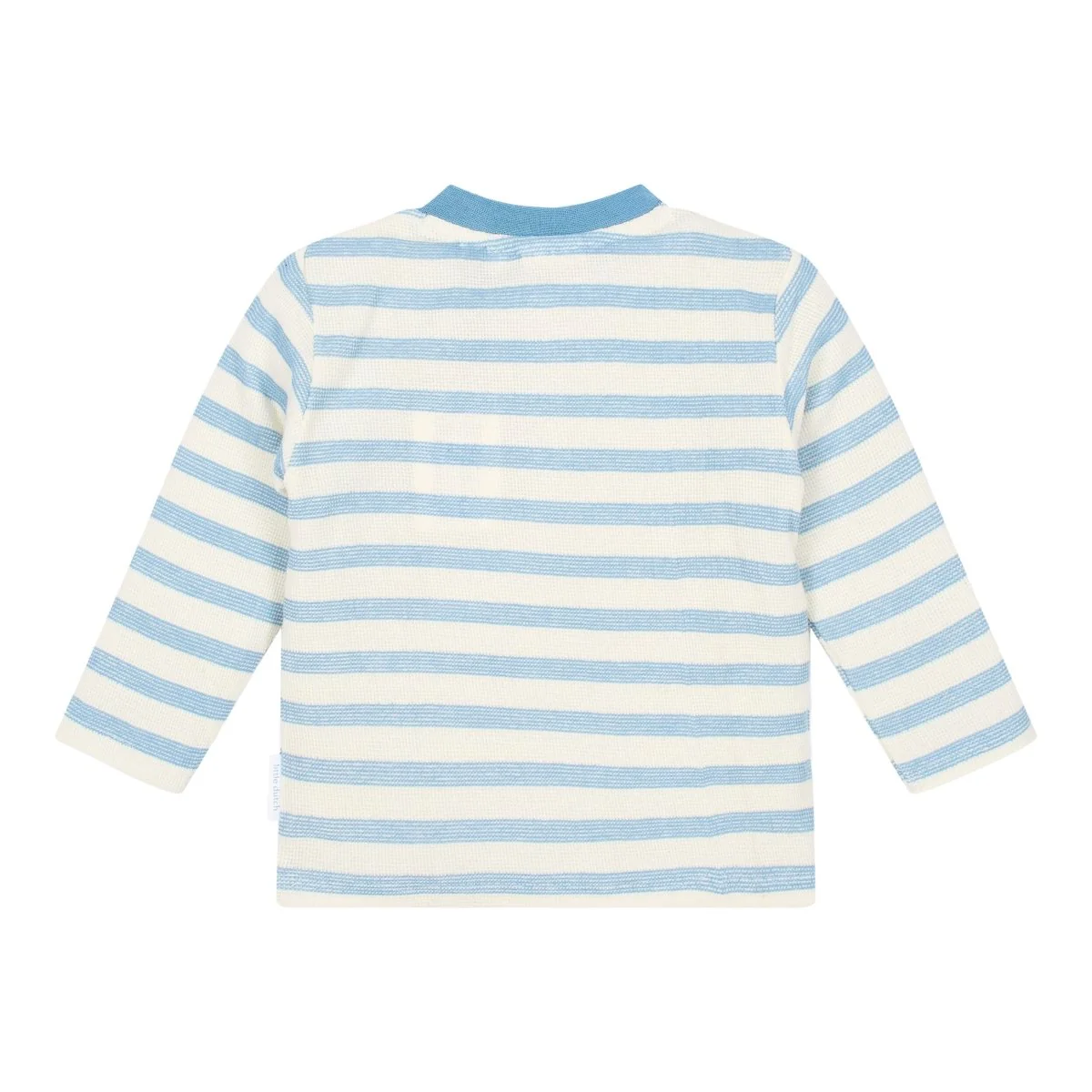 T-shirt lange mouw Steel Blue stripe - Image 2