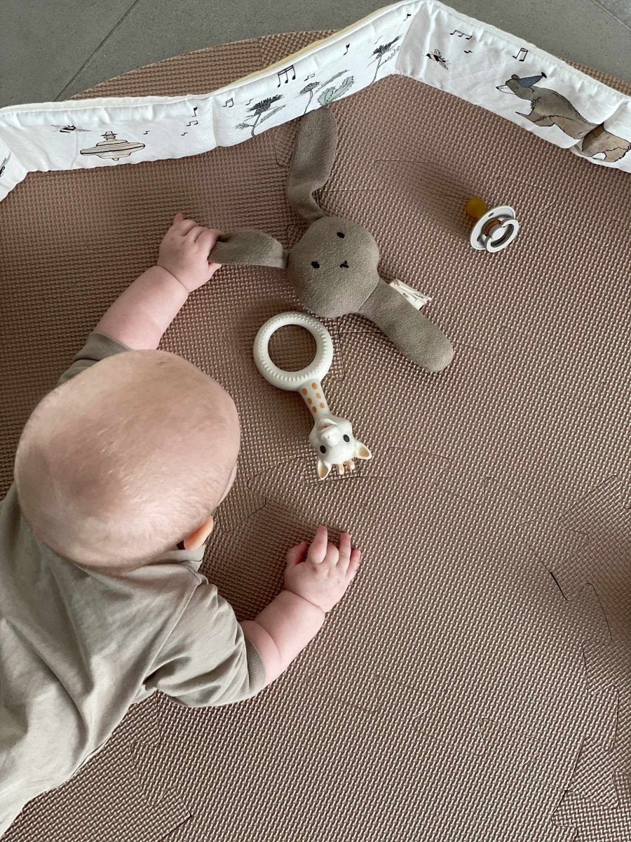 That's Mine Speelmat Foam Circle Light Brown - Image 3